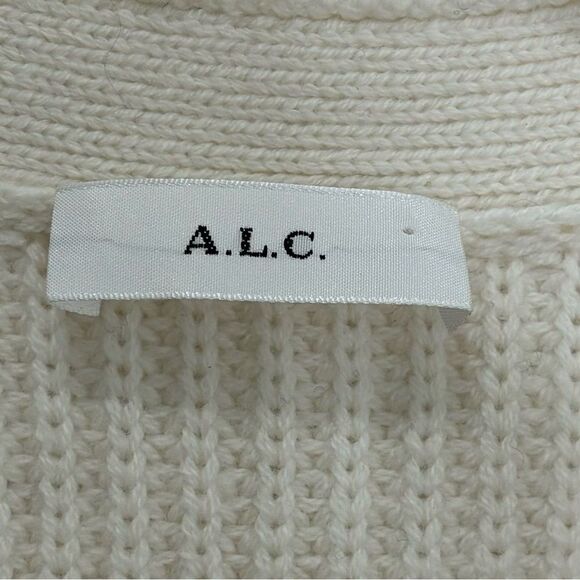 A.L.C. Merino Wool sequin cardigan - Picture 6 of 7